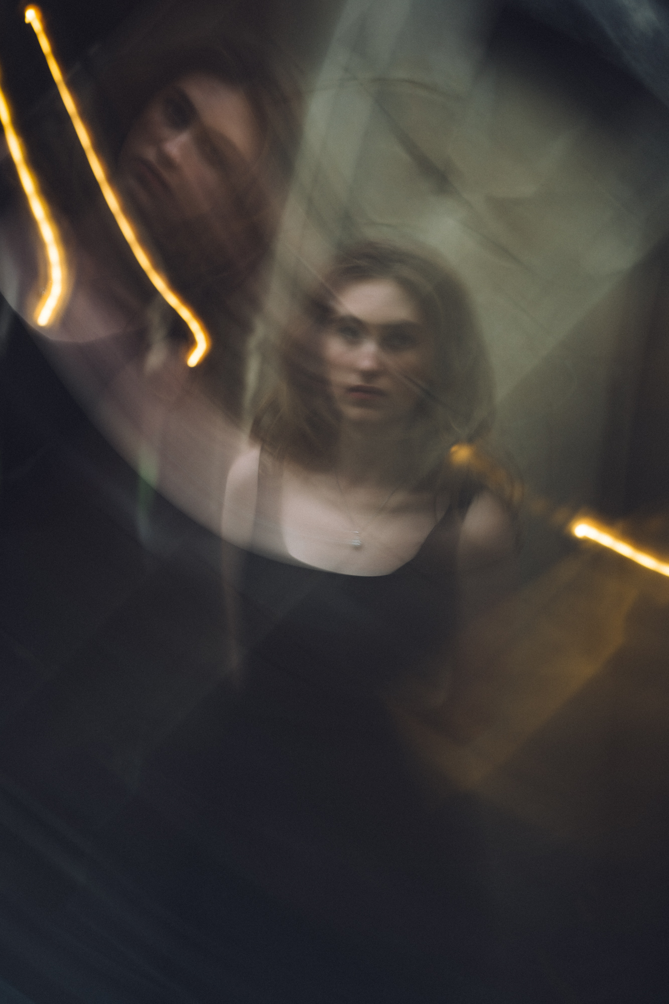 Abstract portrait in motion